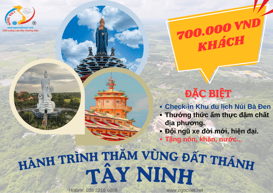 THĂM VÙNG ĐẤT THÁNH - TÂY NINH 1 NGÀY